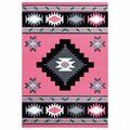 United Weavers Of America 5 ft. 3 in. x 7 ft. 6 in. Bristol Caliente Pink Rectangle Area Rug 2050 10486 69